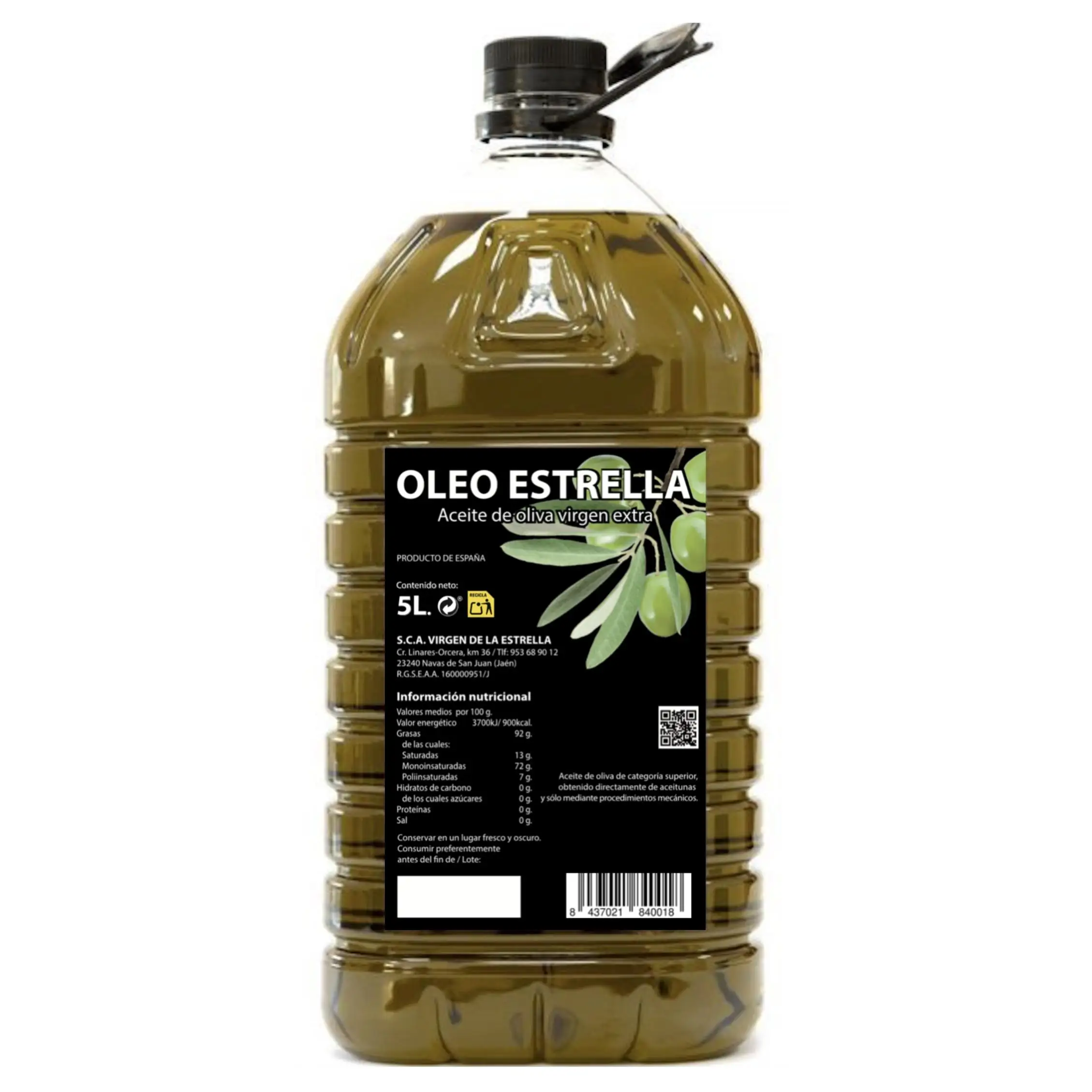Aceite oliva virgen extra Oleoestrella