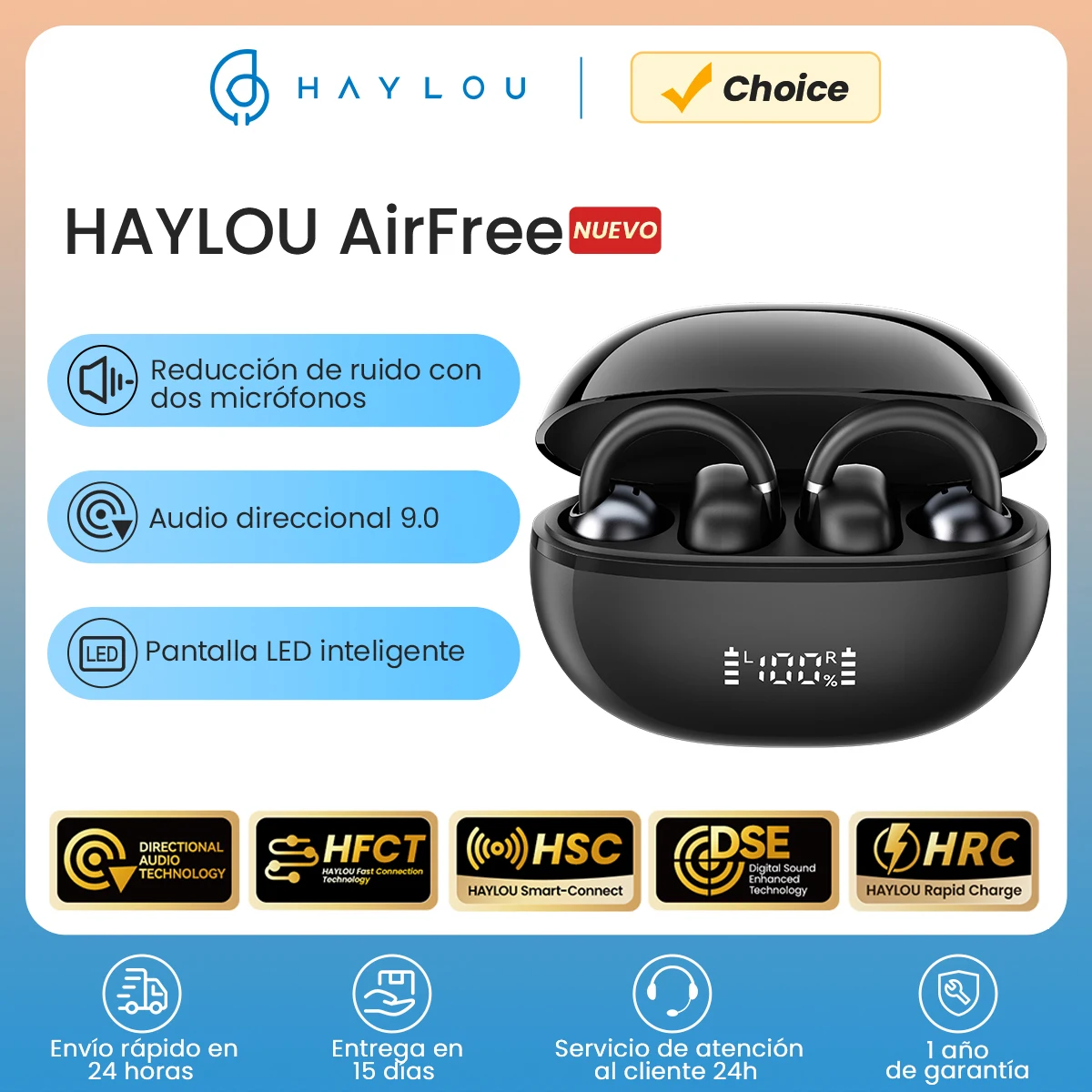 Auriculares inalámbricos Haylou AirFree