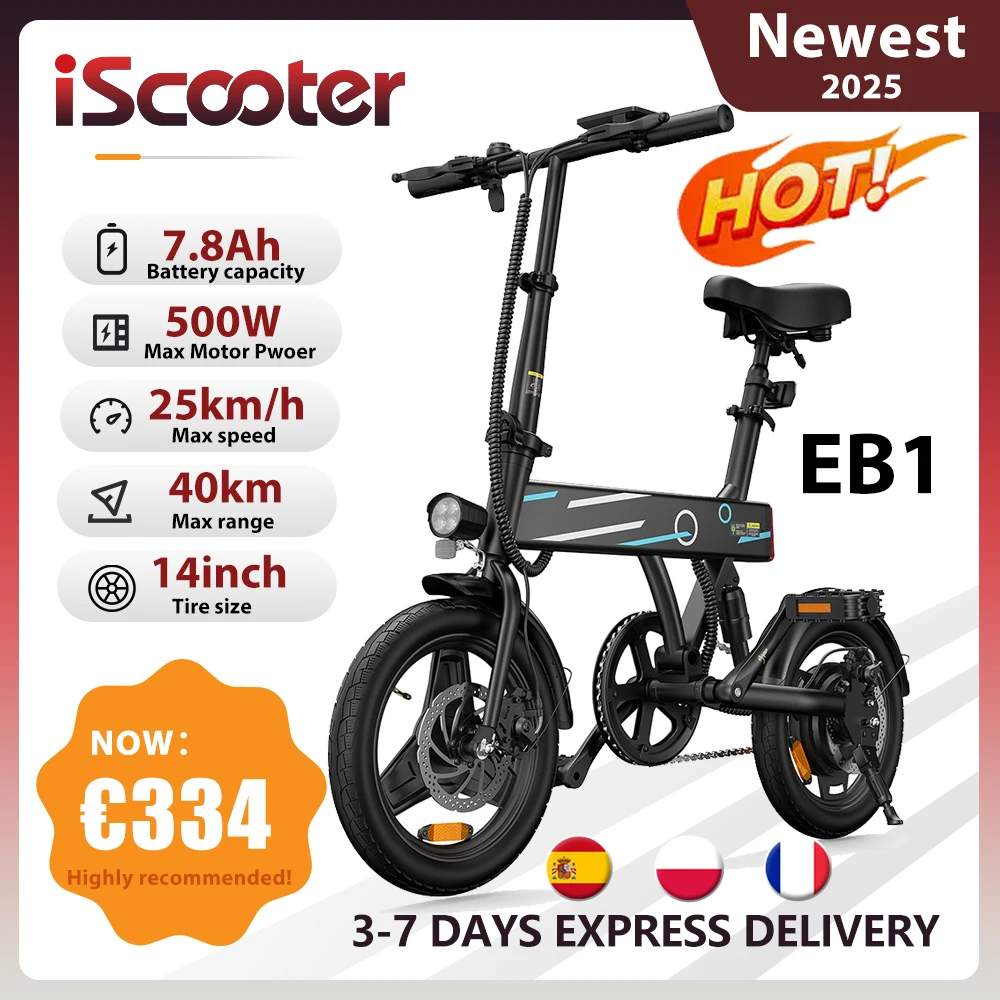 Bicicleta eléctrica iScooter EB1