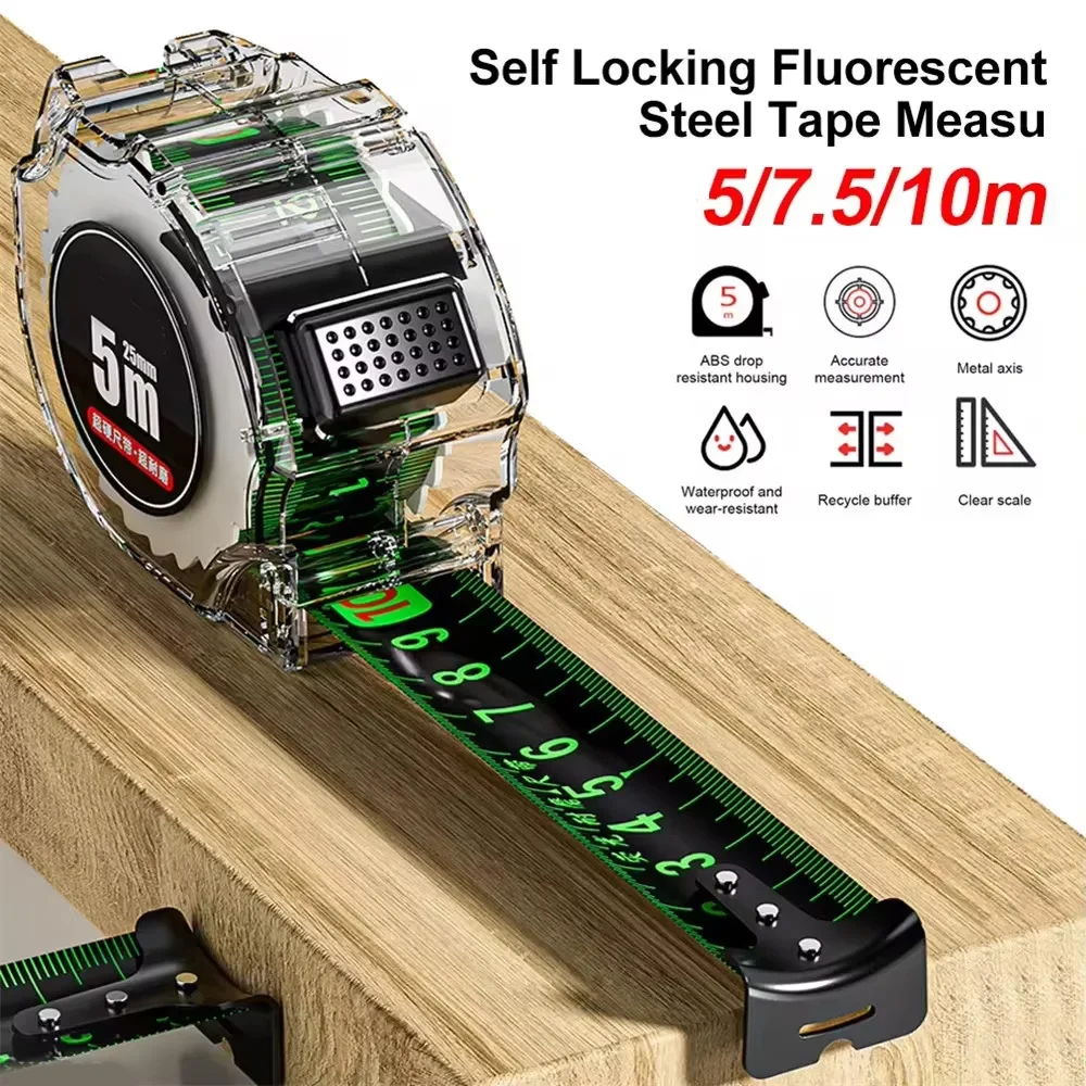 Cinta métrica autoblocante de alta precisión