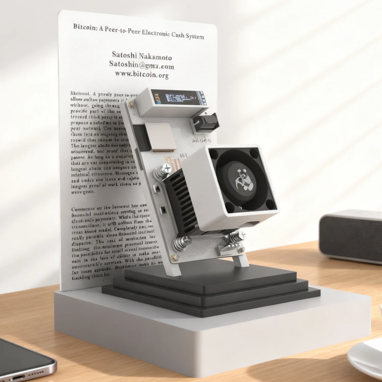 Minero de BITCOIN Bitaxe Gamma 601 1.2th/s Bitcoin Miner de código abierto con fuente de alimentación