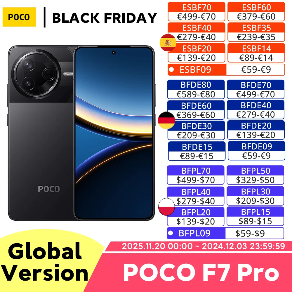 POCO F7 PRO 256GB o 512GB