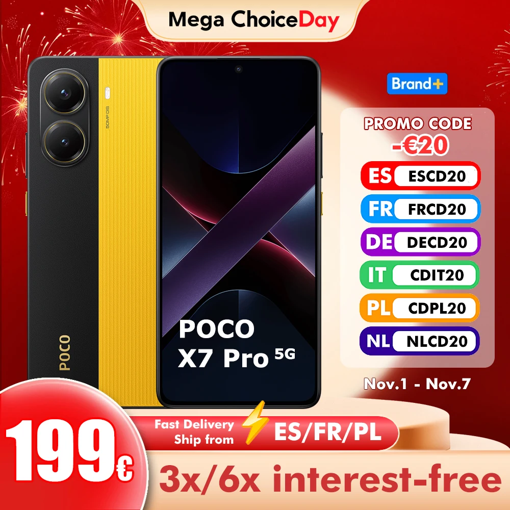 Poco X7 PRO RAM:  8 GB / ROM: 256 GB