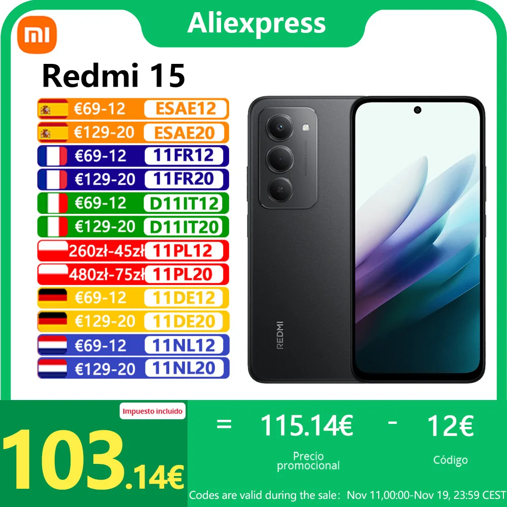 Redmi 15 6GB/128GB