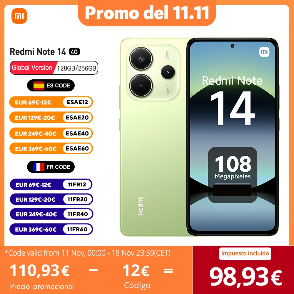 Redmi Note 14 8GB/256GB