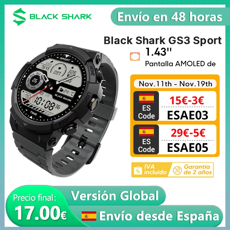 Reloj inteligente Black Shark GS3