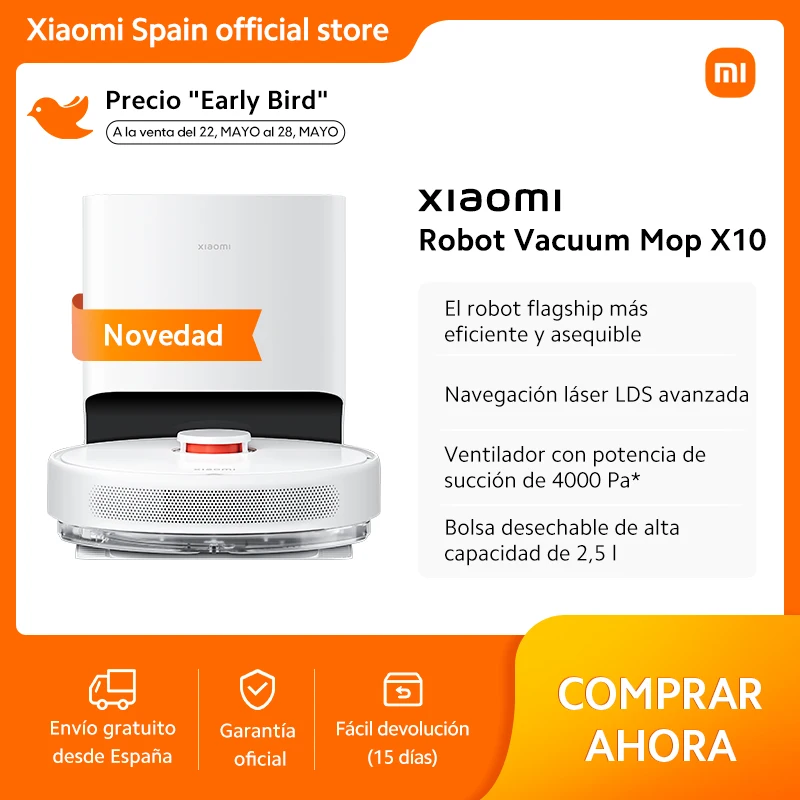 Robot aspirador Xiaomi X10