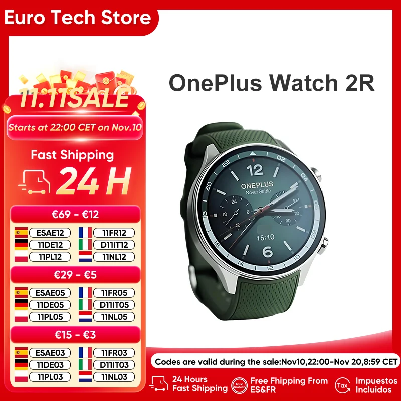 Smartwatch OnePlus Watch 2R AMOLED