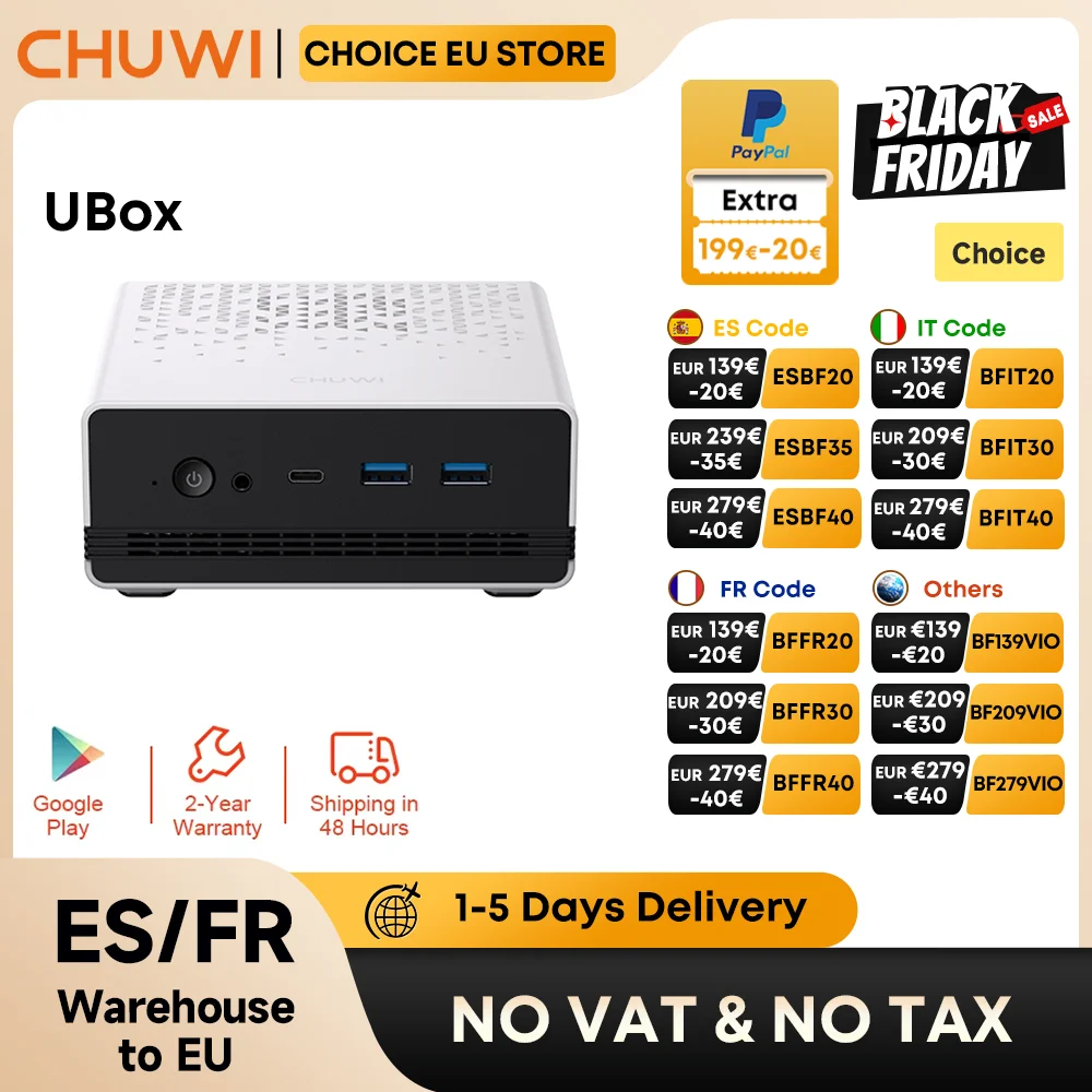 Mini PC CHUWI UBox Ryzen 5 6600H