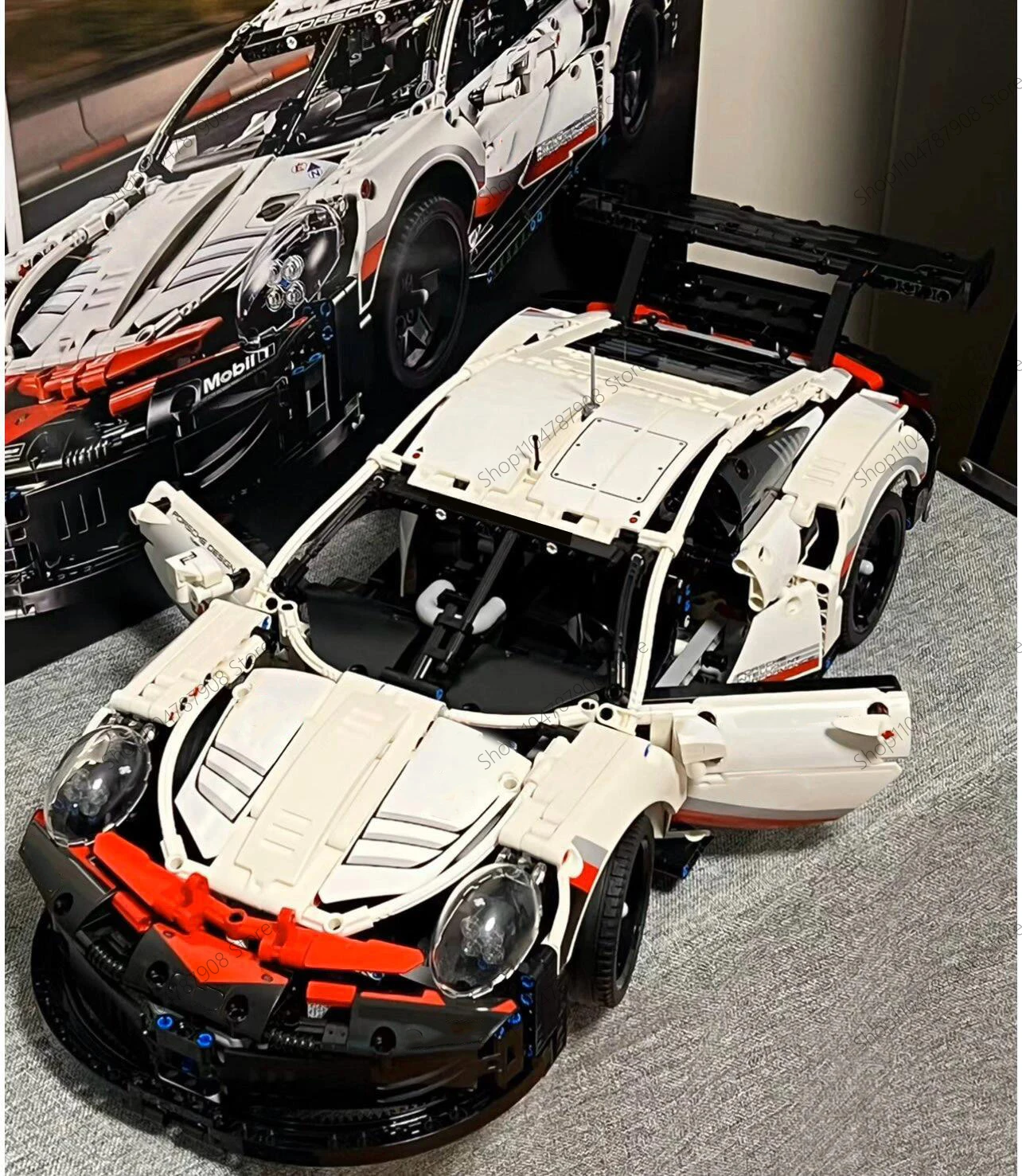 Modelo bloques Porsche 911 RSR