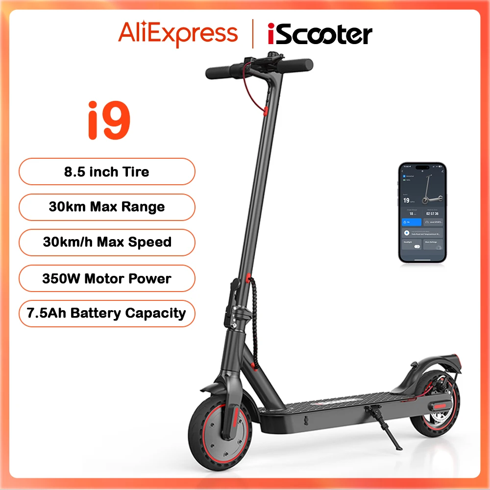 Patinete eléctrico iScooter i9 350W