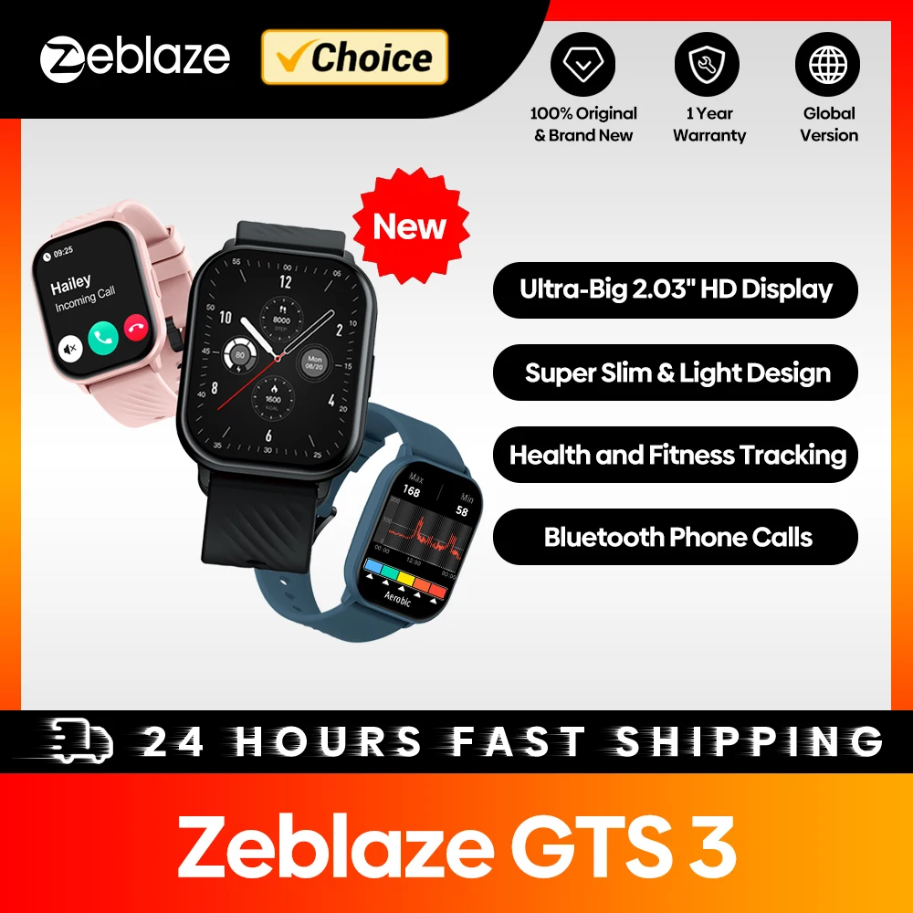 Reloj inteligente Zeblaze GTS 3