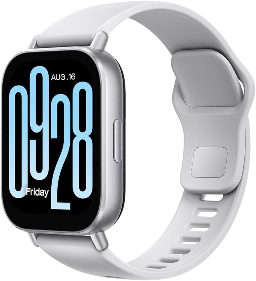 XIAOMI Redmi Watch 5 Active, Llamadas Bluetooth, Pantalla LCD de 2 Pulgadas, Monitor de frecuencia cardíaca, 140 Modos Deportivos, hasta 18 días de autonomía, Plata