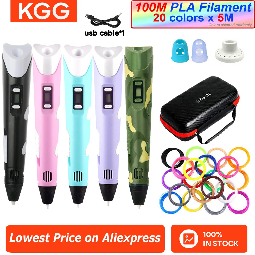 Bolígrafo 3D con pantalla LCD