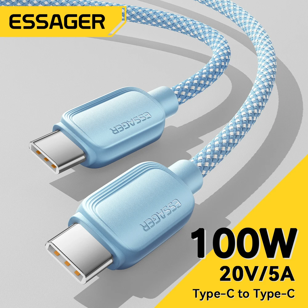 Cable USB C a C Essager 5A 100W