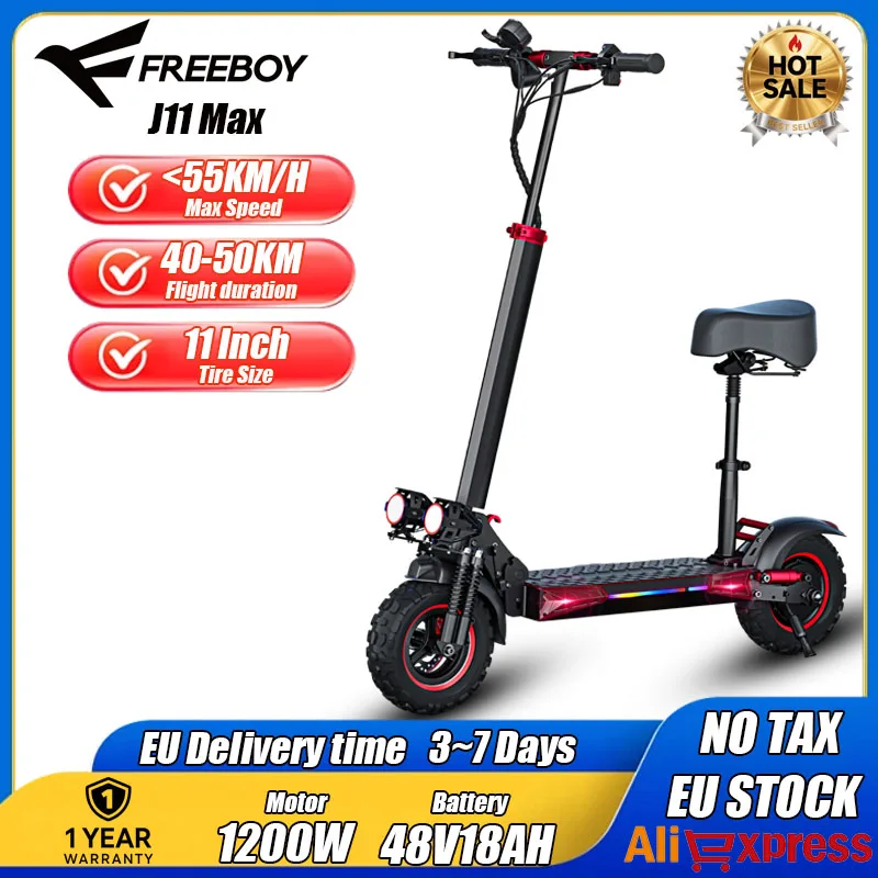 E-scooter plegable potente para adultos