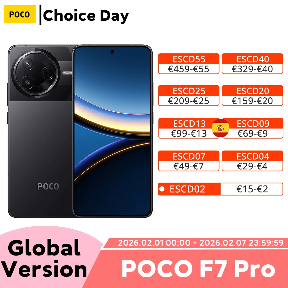 Smartphone POCO F7 PRO 12/512GB Potencia y rendimiento excepcionales.
