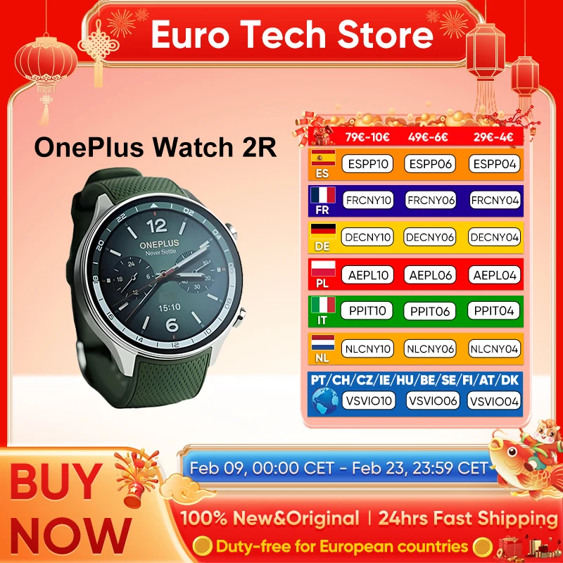Smartwatch OnePlus Reloj 2R