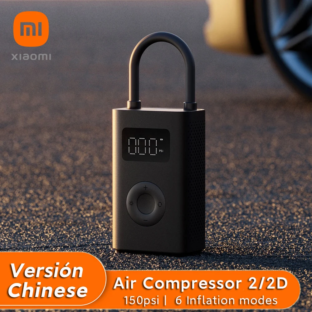 Inflador de neumáticos Xiaomi Mijia Portable Air Compressor 2D.