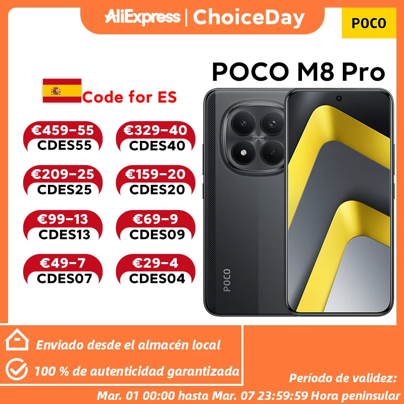 Poco M8 Pro  RAM:  8 GB | ROM: 256 GB