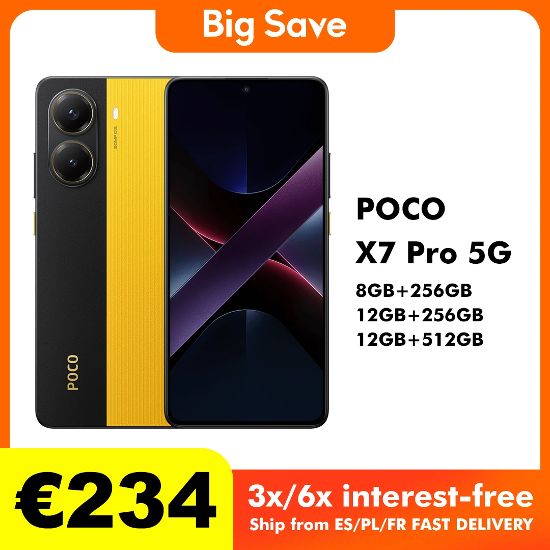 Poco X7 Pro  RAM:  8 GB | ROM: 256 GB