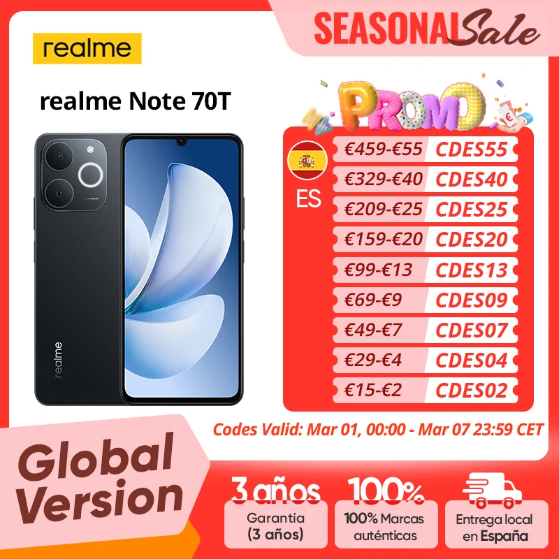 Realme Note 70T 4GB/128GB