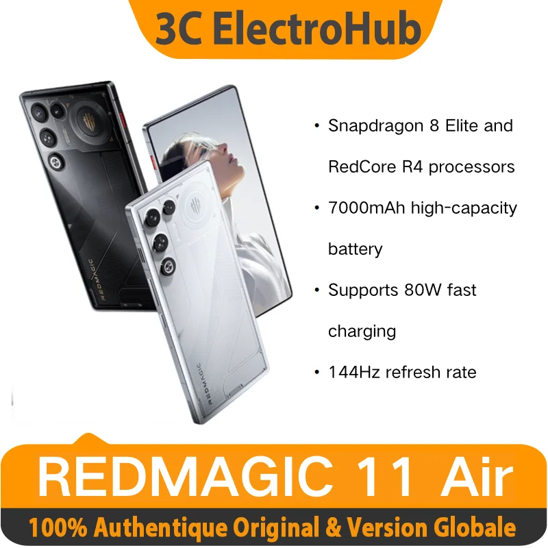 RedMagic 11 Air 5G  RAM: 12 GB | ROM: 256 GB
