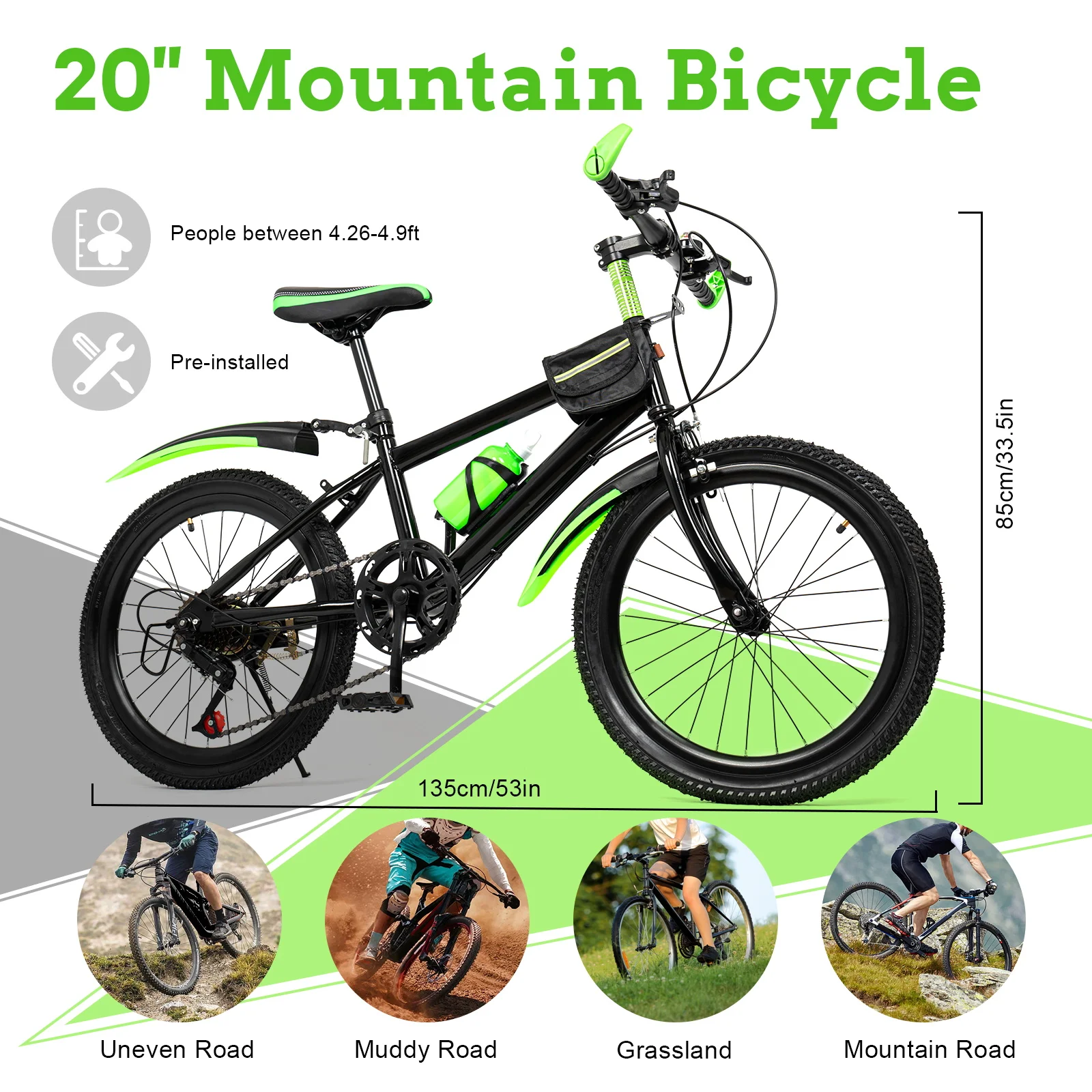 Bicicleta de montaña infantil