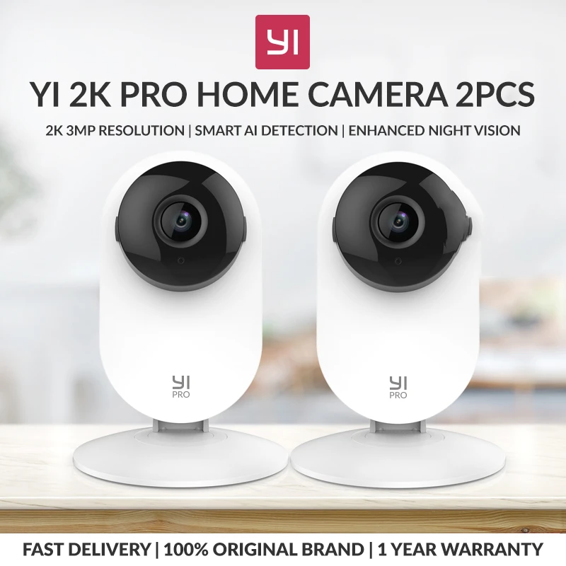 Cámara de seguridad YI Pro Kits 2K