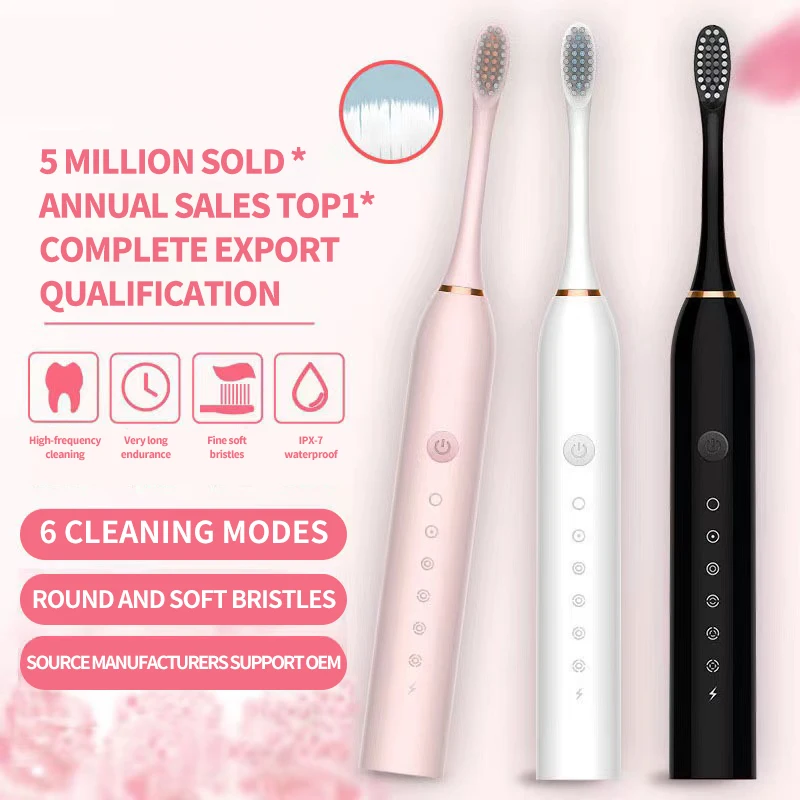 Cepillo de dientes sónico recargable
