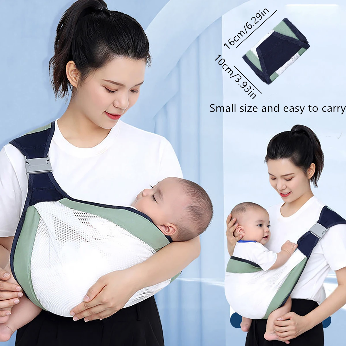 Mochila portabebés multifuncional