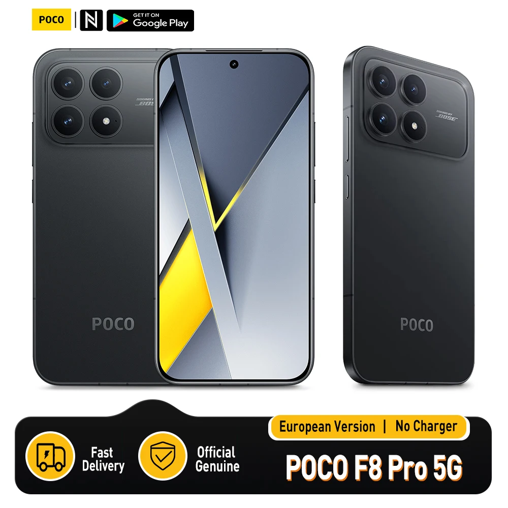 POCO F8 Pro 5G Versión Europea 256GB/512GB Snapdragon 8 Elite Pantalla AMOLED 6,59", 120Hz, 50MP OIS, 6210mAh, IP68, WiFi 7, NFC