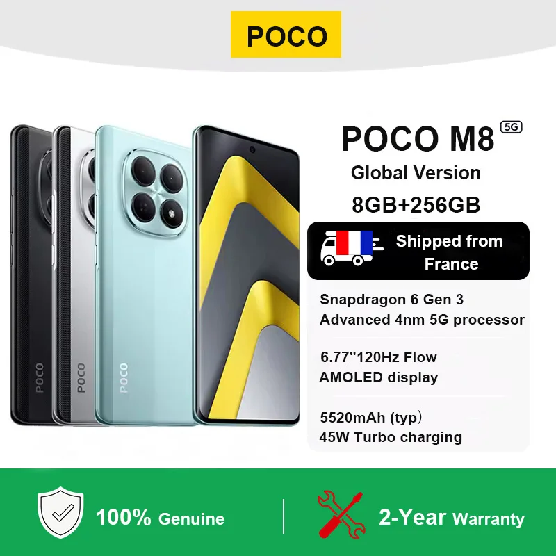 POCO M8 5G 8GB/256GB Smartphone