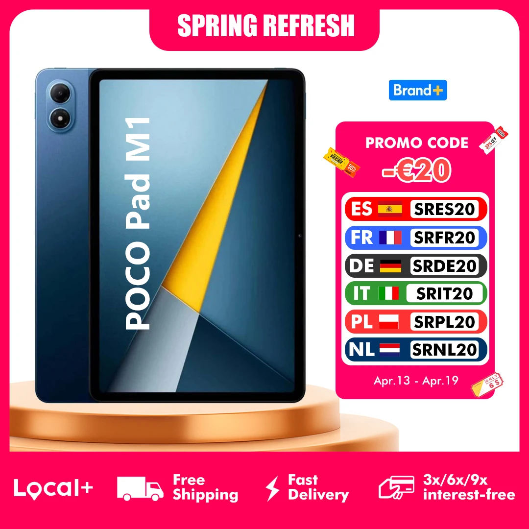 POCO PAD M1 Wifi 8GB 256GB Tablet PC 12.2" Pantalla 2.5K Batería 12000mAh