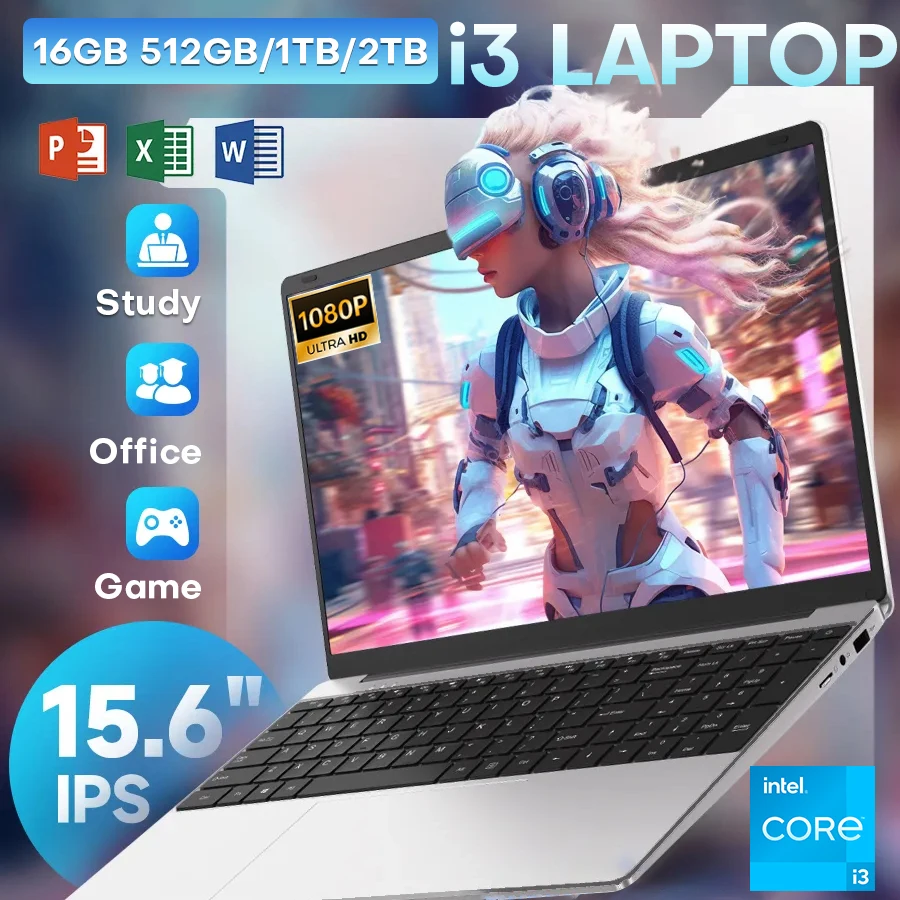Portátil con i3 con 16GB/256GB SSD