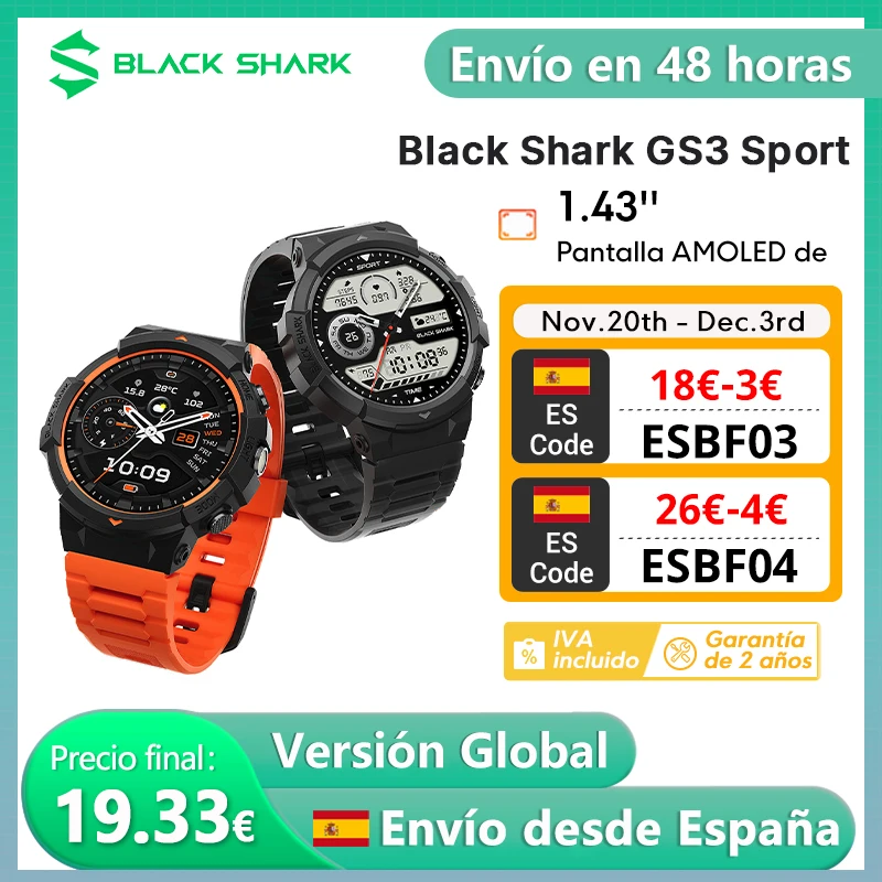 Reloj inteligente Black Shark GS3