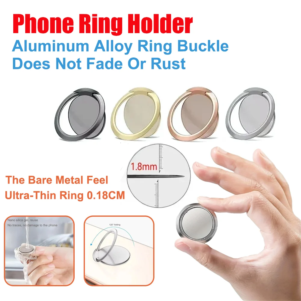 Soporte de anillo ultrafino para teléfono