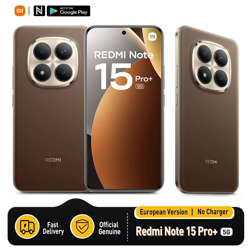 Xiaomi Redmi Note 15 Pro Plus 5G Versión Europea 256GB/512GB Snapdragon 7s Gen 4 Pantalla AMOLED 6,83", 120Hz, 200MP, IP68, NFC