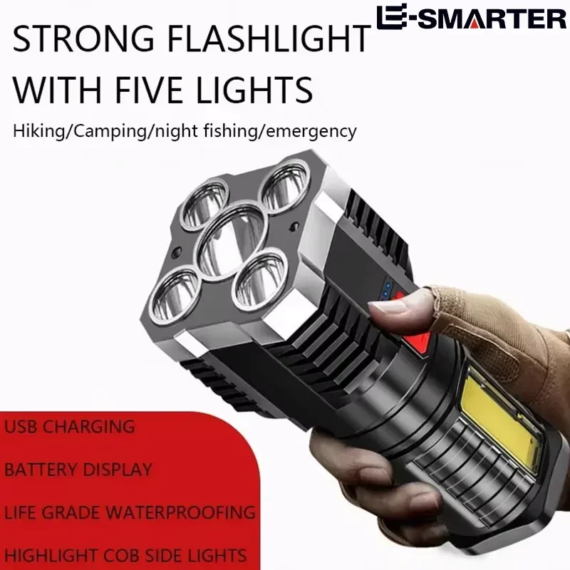 Linterna Led alta potencia recargable