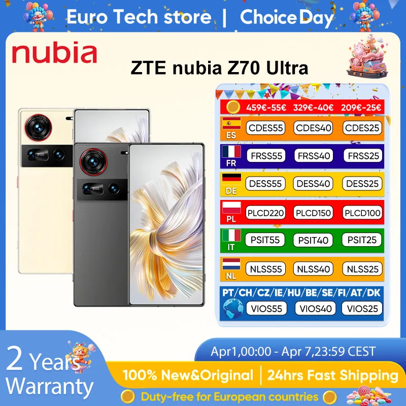 Nubia Z70 Ultra  RAM: 12 GB | ROM: 256 GB