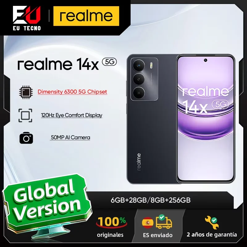 Realme 14X 5G  RAM:  6 GB | ROM: 128 GB