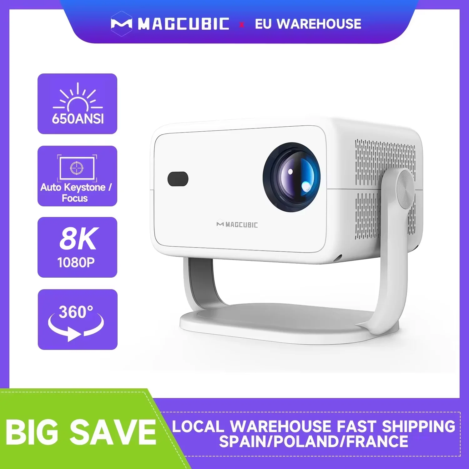 Proyector Magcubic Native 1080P