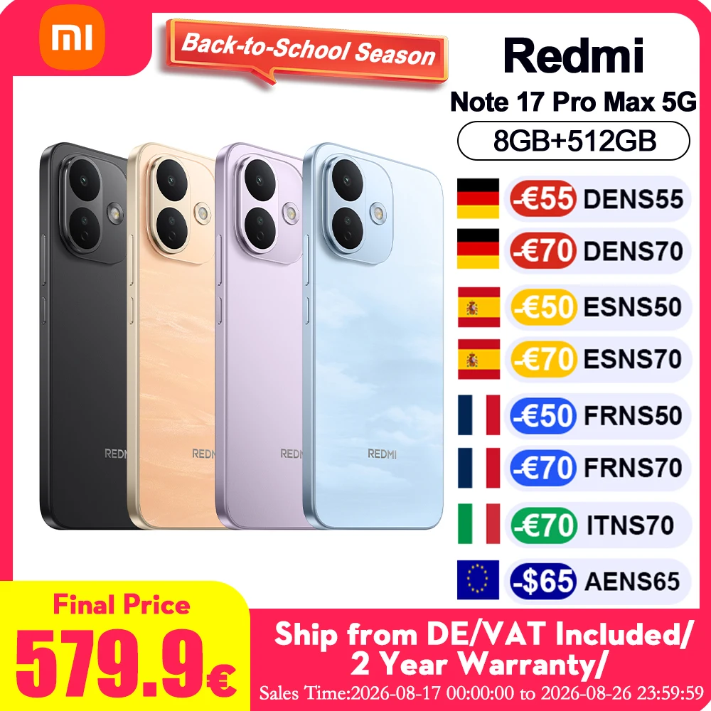 Redmi Note 17 Pro Max 8GB/512GB
