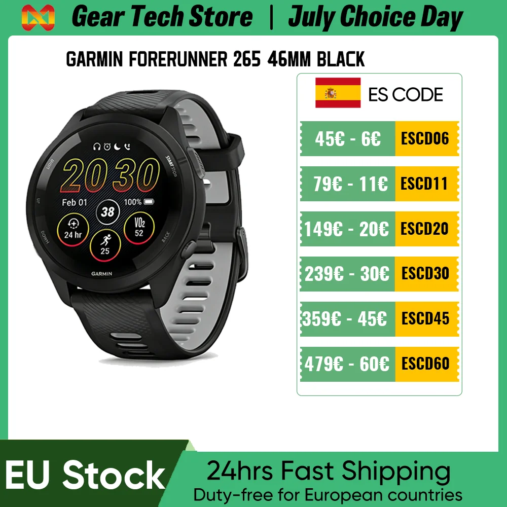Reloj deportivo Garmin Forerunner 265