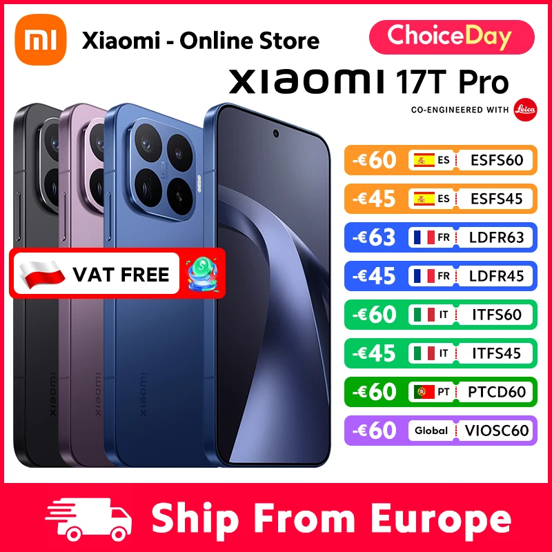Xiaomi 17T Pro  RAM: 12 GB | ROM: 512 GB