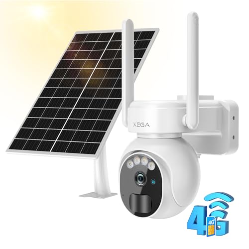 Cámara de vigilancia exterior solar 4G LTE