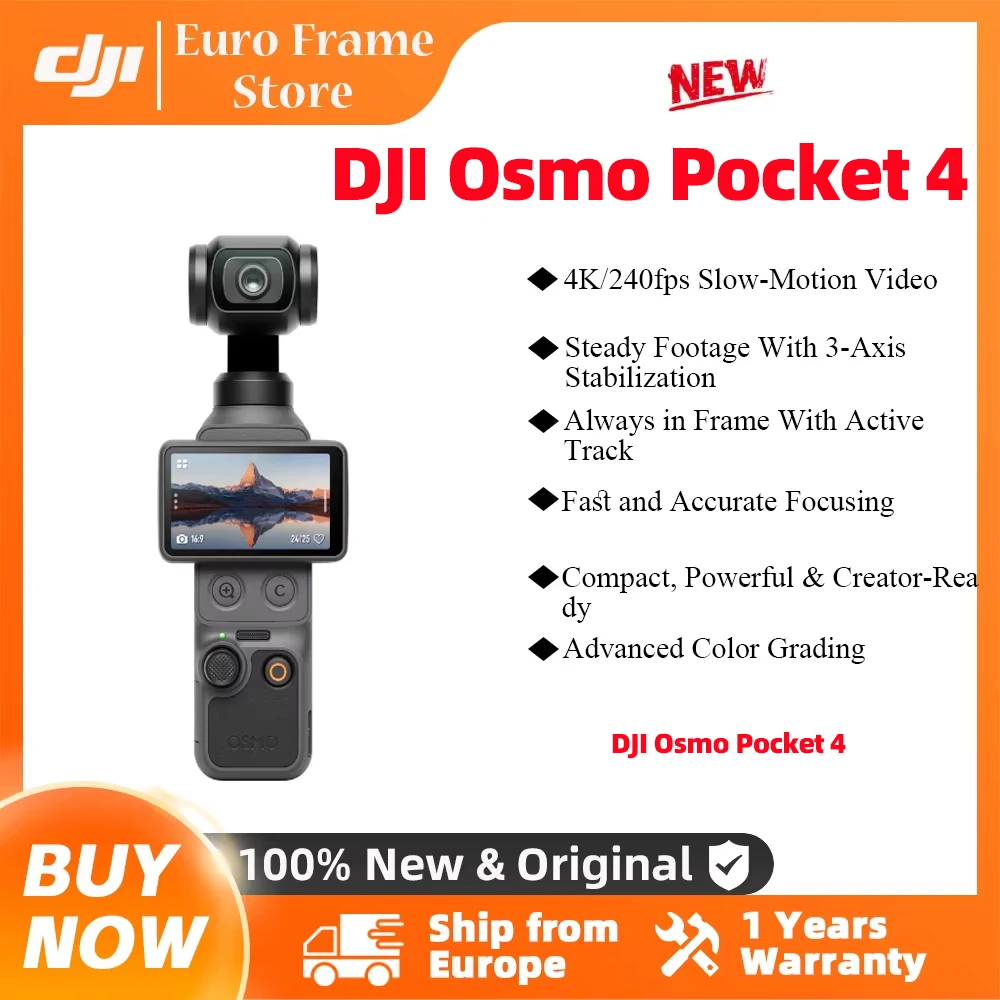 Cámara gimbal DJI Osmo Pocket 4