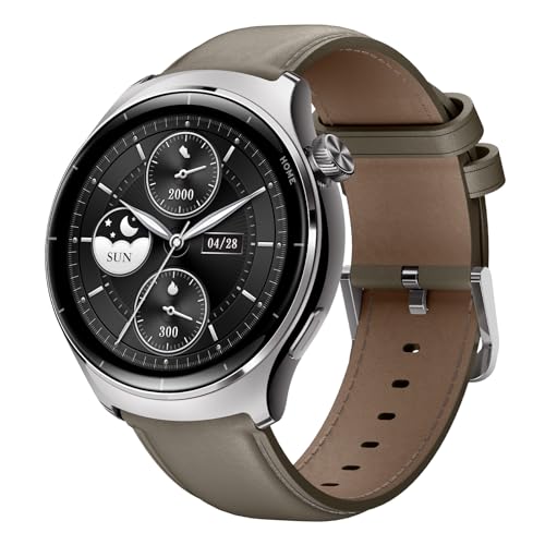 Mibro Watch Lite3 Pro Reloj Inteligente Hombre Mujer con GPS, Gris | Pantalla AMOLED 1.32'', Llamadas Bluetooth, Impermeable 5ATM, AOD, Pulsómetro, SpO2, Monitor Sueño, para iOS Android