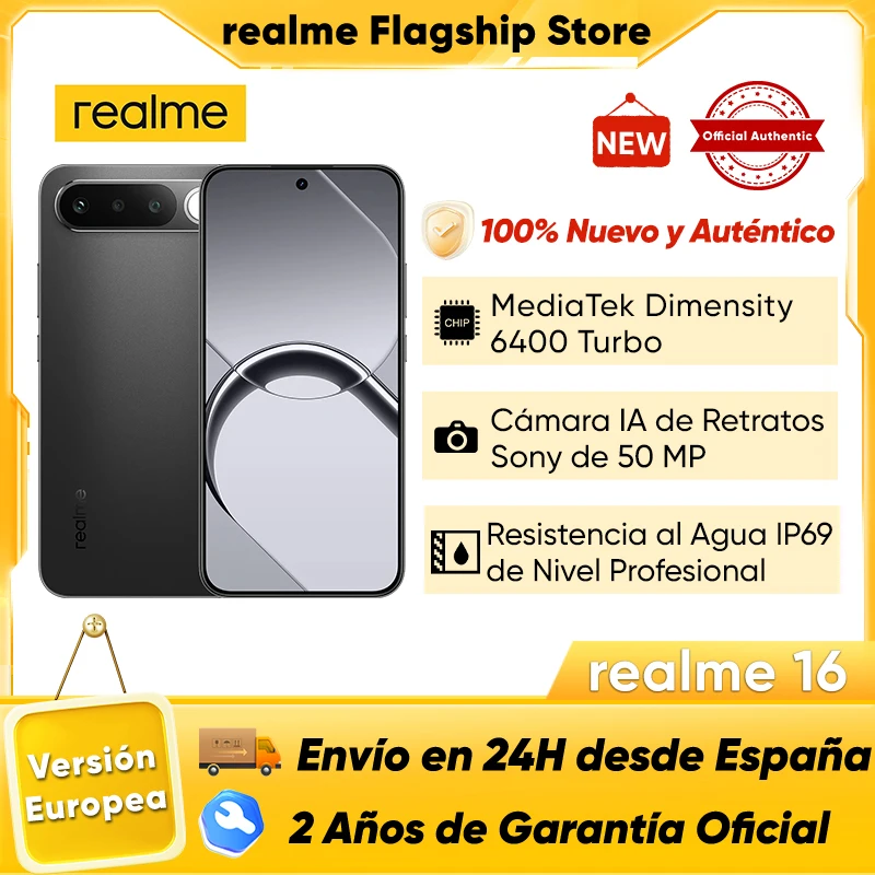Realme 16 5G  RAM:  6 GB | ROM: 256 GB
