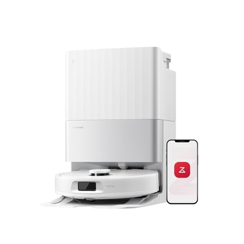 roborock Qrevo S5V Robot Aspirador 12.000Pa de Succión, Blanco